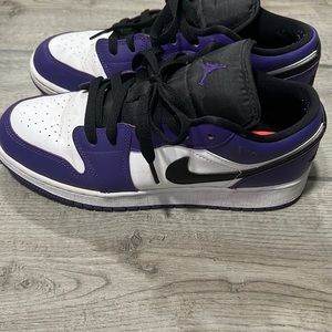 COPY - Jordan 1 low gs court purple